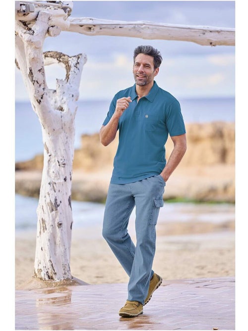 Set van 2 denim cargobroeken - atlas for men - Kiabi