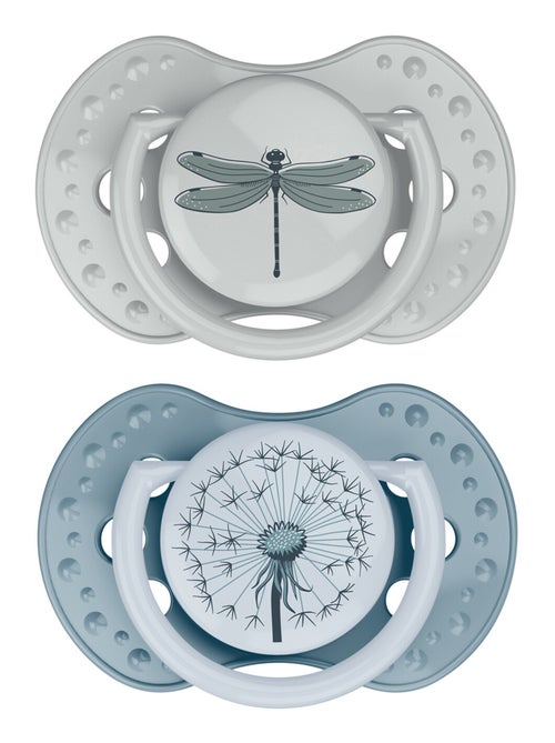 Set van 2 difrax lovi botanic dynamische fopspenen - Kiabi