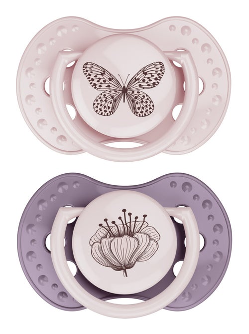 Set van 2 difrax lovi botanic dynamische fopspenen - Kiabi