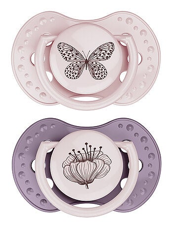 Set van 2 difrax lovi botanic dynamische fopspenen
