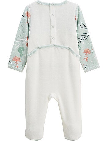 Set van 2 dina velours babypyjama's