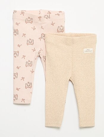 Set van 2 'Disney' leggings van geribde stof