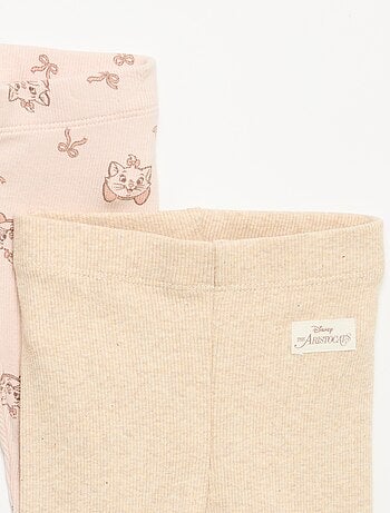 Set van 2 'Disney' leggings van geribde stof