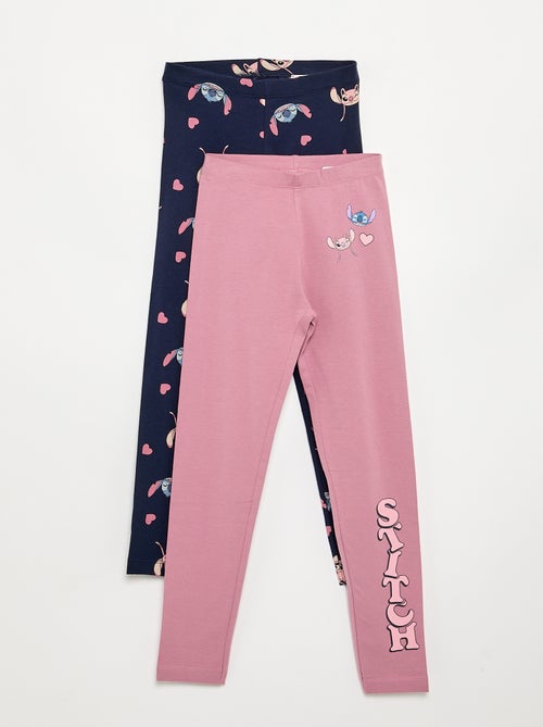Set van 2 'Disney' leggings van jerseytricot - Kiabi