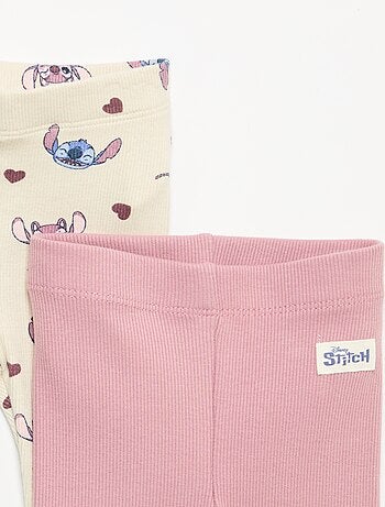 Set van 2 'Disney' leggings van geribde stof