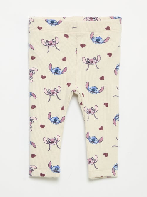 Set van 2 'Disney' leggings van ribgebreide stof - Kiabi