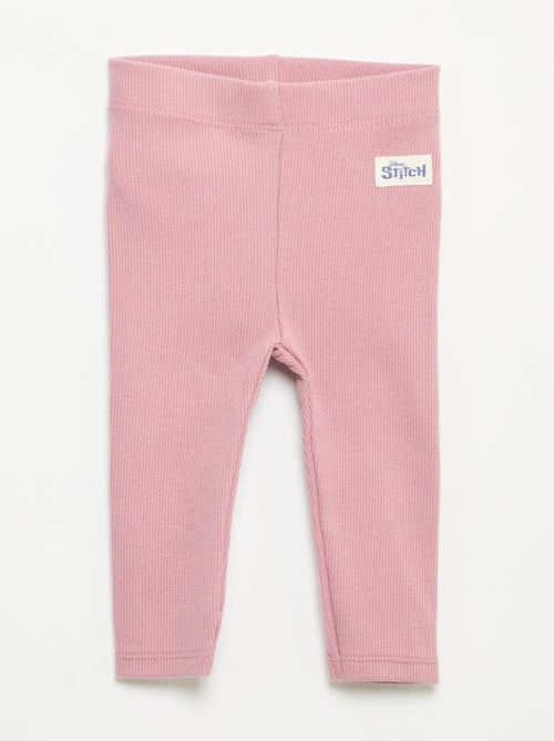 Set van 2 'Disney' leggings van ribgebreide stof - Kiabi