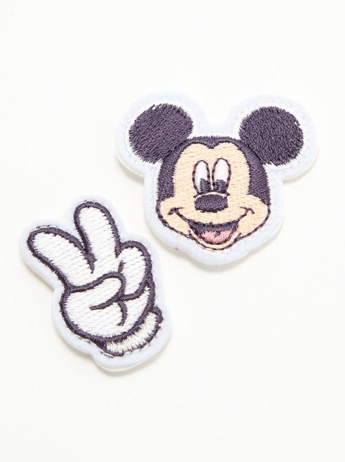 Set van 2 'Disney'-patches om op klittenband te schuiven - Kiabi