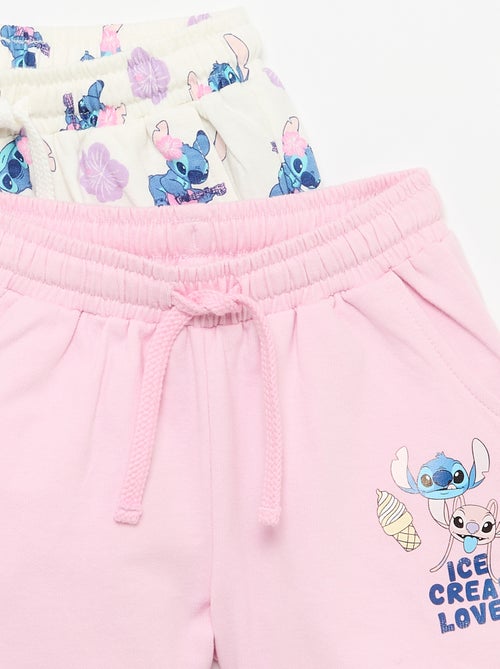 Set van 2 'Disney' shorts van ongeborsteld molton - Kiabi