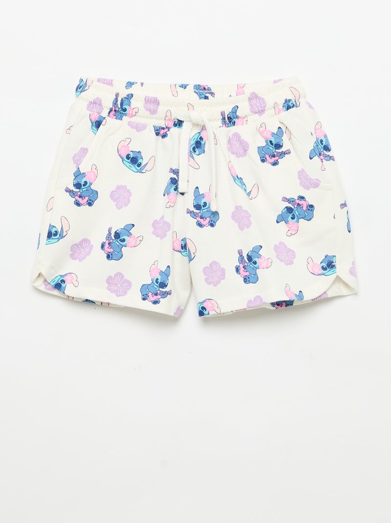 Set van 2 'Disney' shorts van ongeborsteld molton Rose - Kiabi