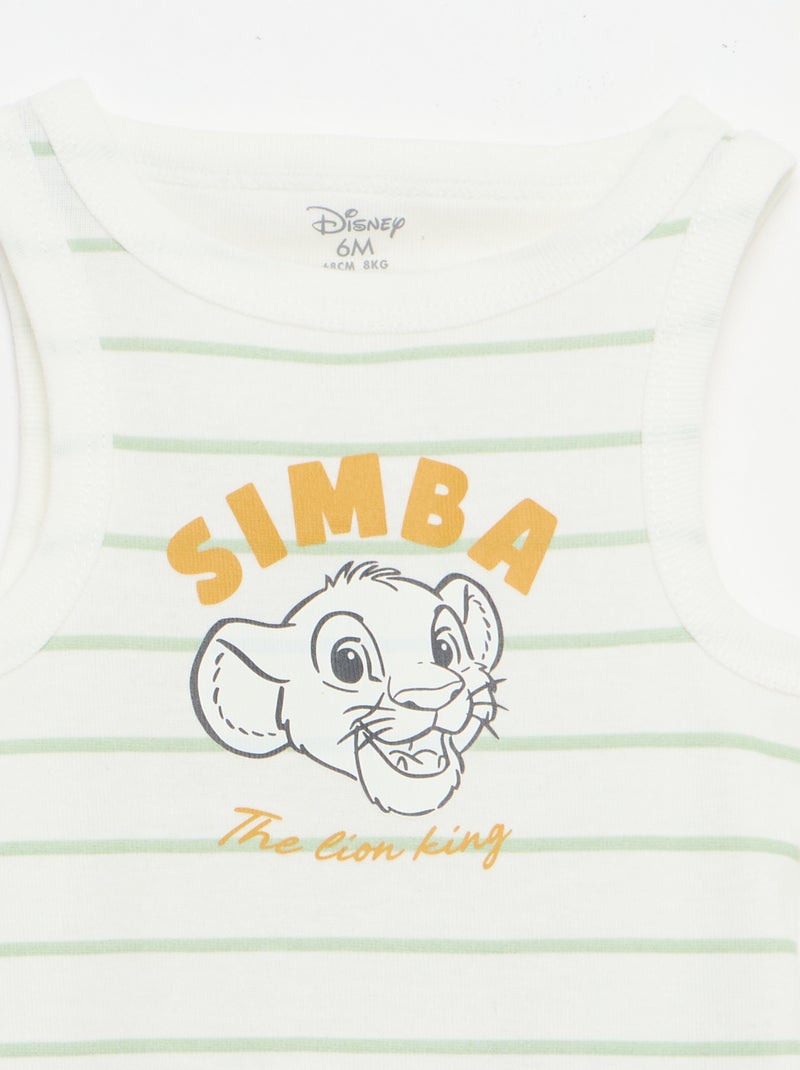 Set van 2 'Disney' tanktopbody's Wit - Kiabi