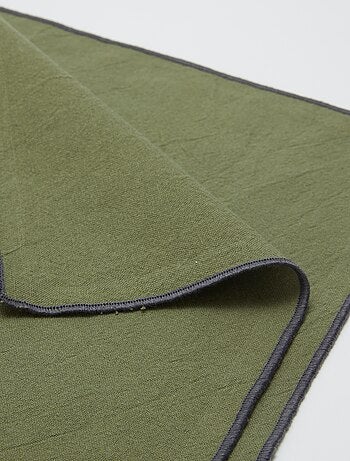 Set van 2 effen 2-in-1 placemats/servetten 32 x 40 cm - Kiabi Home