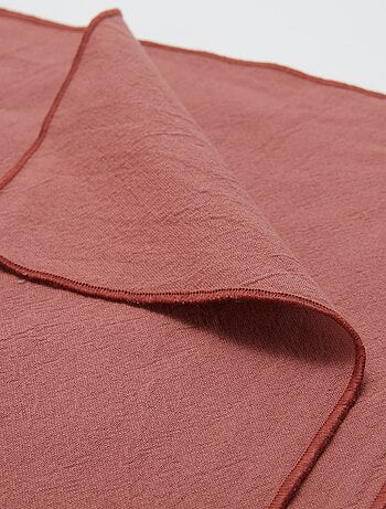 Set van 2 effen 2-in-1 placemats/servetten 32 x 40 cm - Kiabi Home