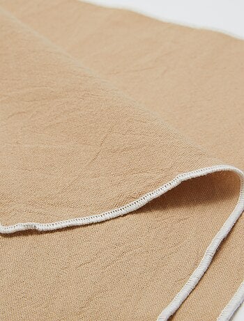Set van 2 effen 2-in-1 placemats/servetten 32 x 40 cm - Kiabi Home