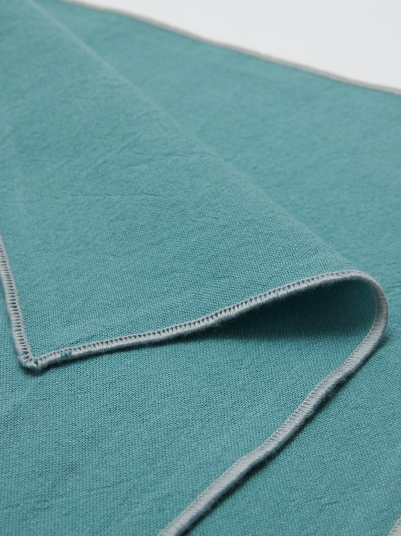 Set van 2 effen 2-in-1 placemats/servetten (32x40 cm) - Kiabi Home GROEN - Kiabi