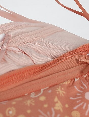 Set van 2 effen katoenen beha's DIM