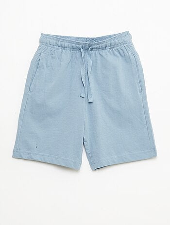 Set van 2 effen katoenen jersey shorts
