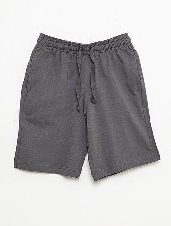 Set van 2 effen katoenen jersey shorts
