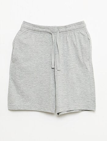 Set van 2 effen katoenen jersey shorts