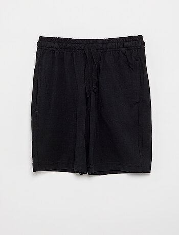 Set van 2 effen katoenen jersey shorts