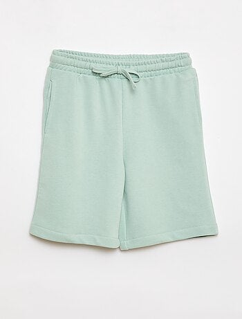 Set van 2 effen katoenen shorts