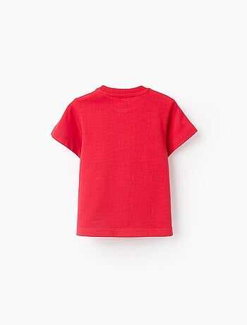 Set van 2 effen katoenen t-shirts