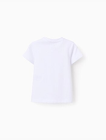 Set van 2 effen katoenen t-shirts