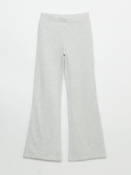 Set van 2 effen leggings met flarevorm - Kiabi