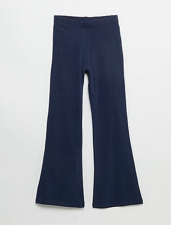 Set van 2 effen leggings met flarevorm
