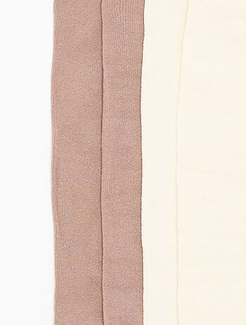 Set van 2 effen panty's