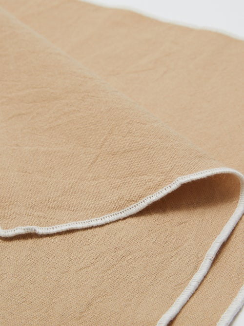 Set van 2 effen placemats/servetten 2 in 1 (32x40 cm) - Kiabi Home - Kiabi