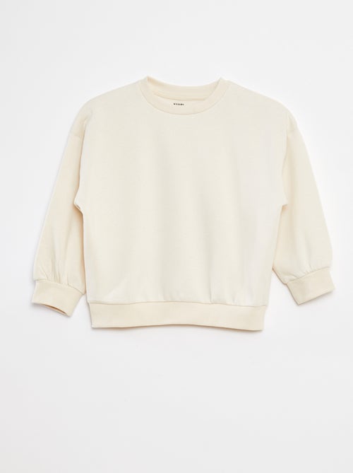 Set van 2 effen sweaters van fleece - Kiabi