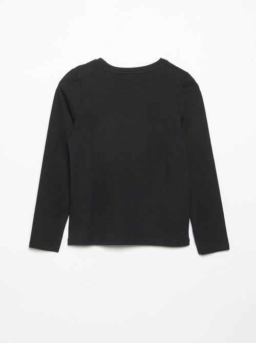 Set van 2 effen T-shirts met lange mouwen - Kiabi Set van 2 effen T-shirts met lange mouwen - Kiabi