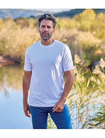 Set van 2 effen t-shirts met ronde hals - atlas for men