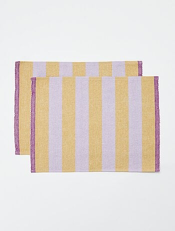 Set van 2 fantasie placemats 32 x 45 cm - Kiabi Home