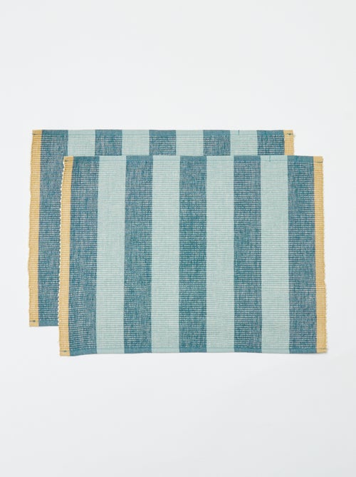 Set van 2 fantasie placemats 32 x 45 cm - Kiabi Home - Kiabi Set van 2 fantasie placemats 32 x 45 cm - Kiabi Home - Kiabi