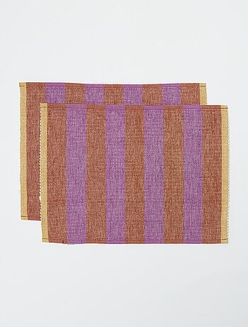Set van 2 fantasie placemats 32 x 45 cm - Kiabi Home