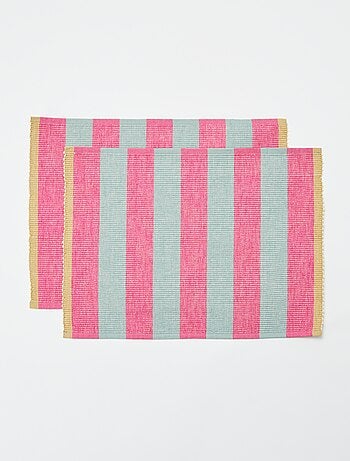 Set van 2 fantasie placemats 32 x 45 cm - Kiabi Home