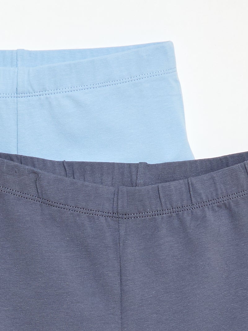Set van 2 fietsbroekjes Blauw - Kiabi