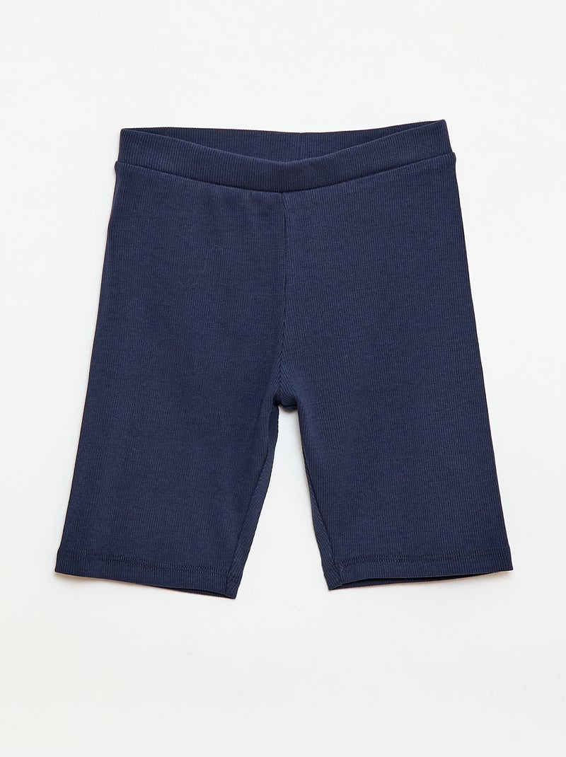 Set van 2 fietsbroekjes Marineblauw - Kiabi