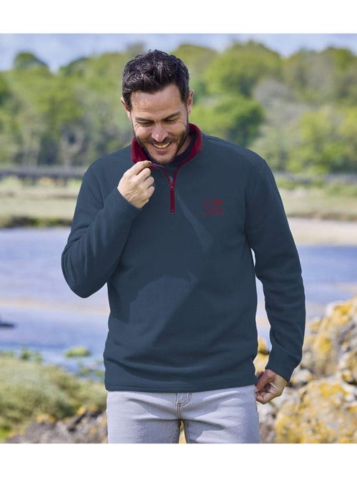 Set van 2 fleece truien met ritssluiting - atlas for men - Kiabi Set van 2 fleece truien met ritssluiting - atlas for men - Kiabi