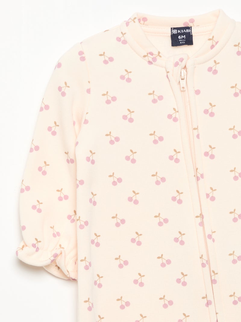 Set van 2 fleeceslaappakken Rose - Kiabi