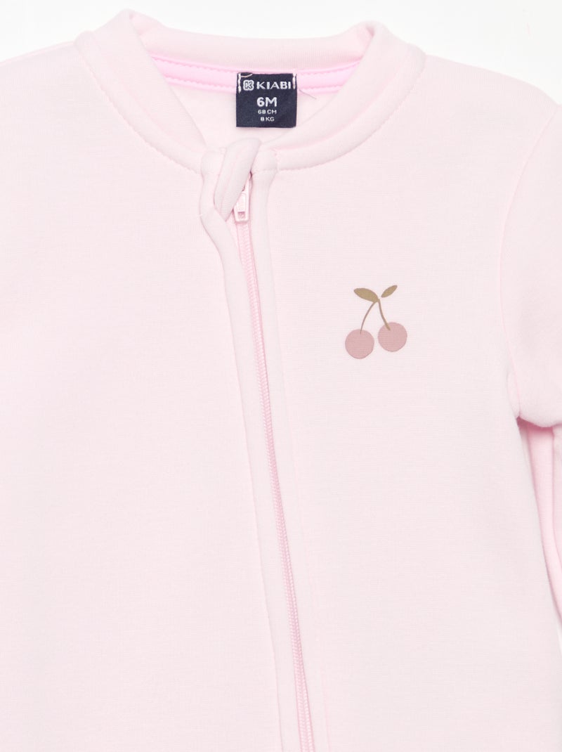 Set van 2 fleeceslaappakken Rose - Kiabi