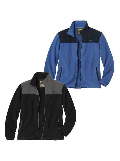 Set van 2 fleecevesten - ATLAS FOR MEN - Kiabi