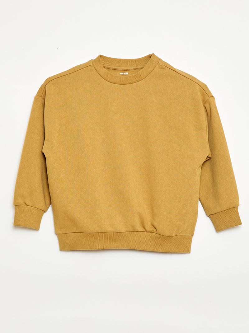 Set van 2 french terry sweaters van katoen Geel - Kiabi