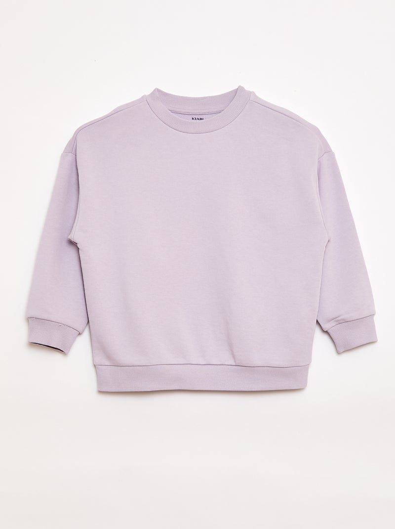 Set van 2 french terry sweaters van katoen Rose - Kiabi