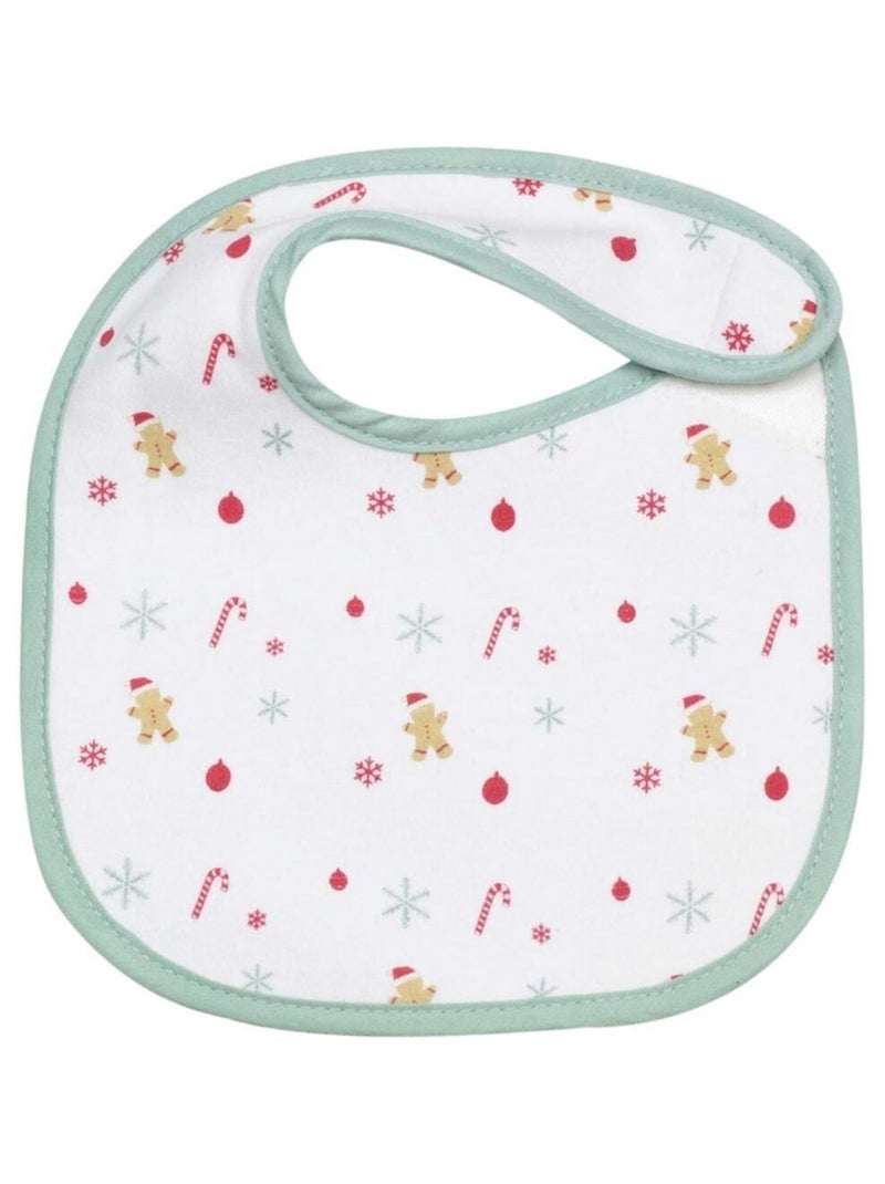 Set van 2 geboorte slabbetjes van kerstmis Rood - Kiabi
