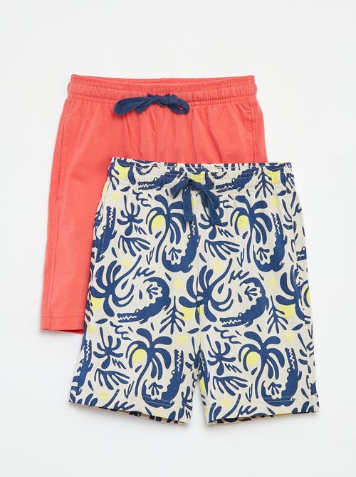 Set van 2 gekleurde shorts - Kiabi