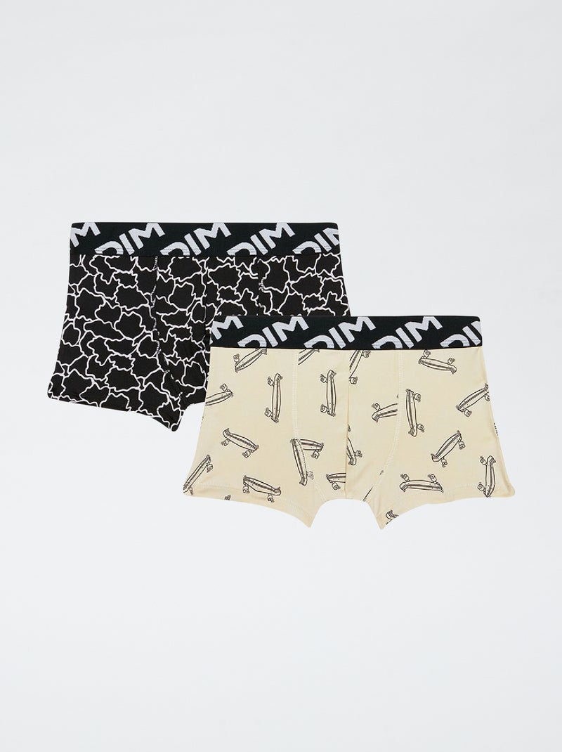 Set van 2 geprinte 'Dim' boxershorts Blauw - Kiabi