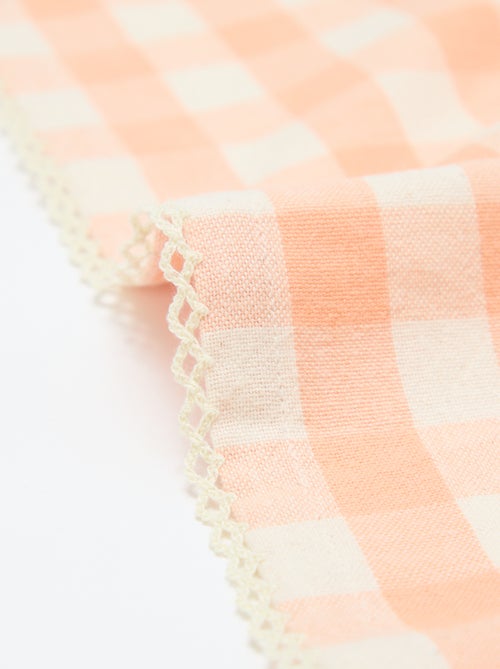 Set van 2 geruite servetten - Kiabi